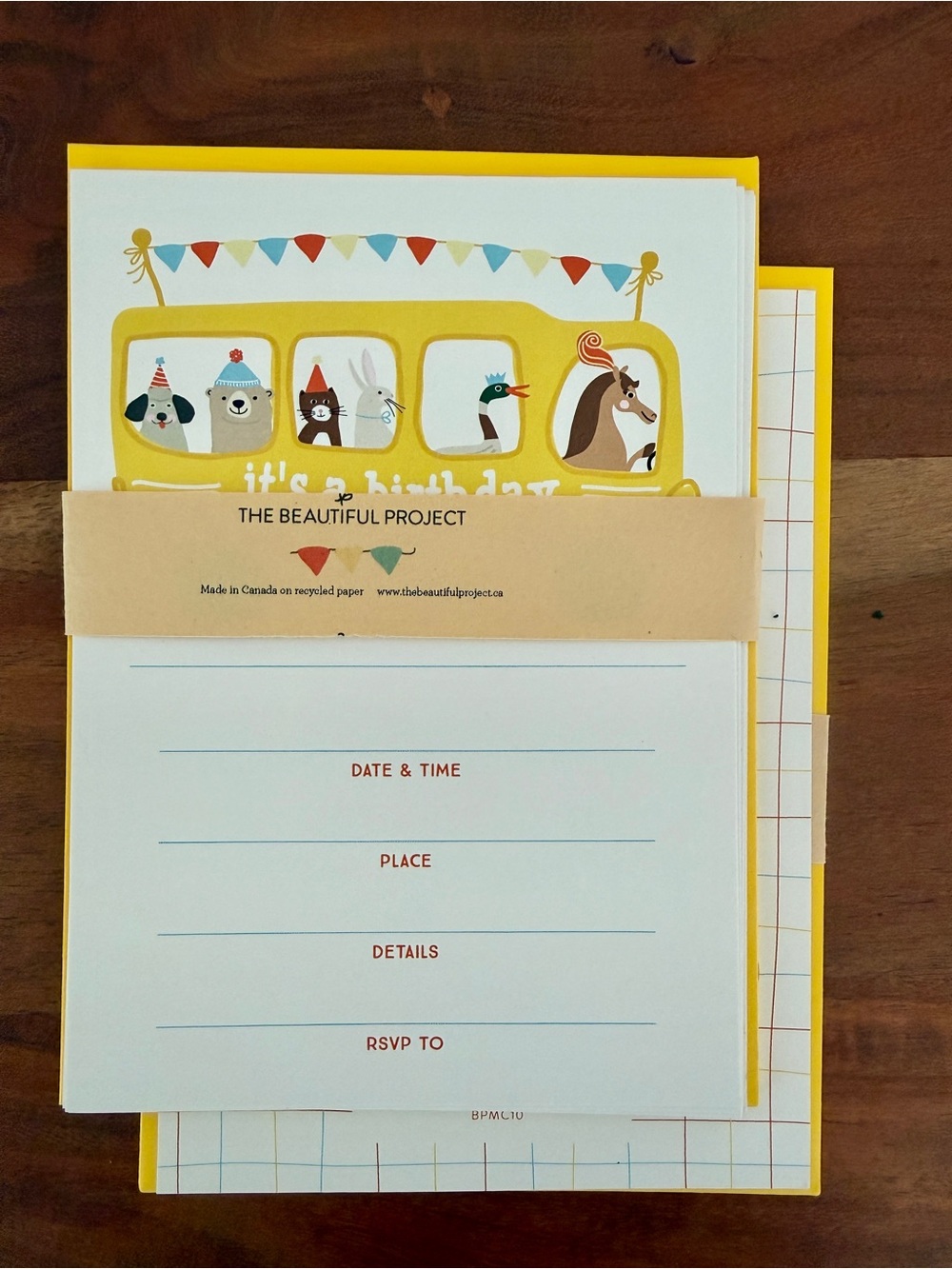 It’s A Birthday Party Invitations Animal Theme